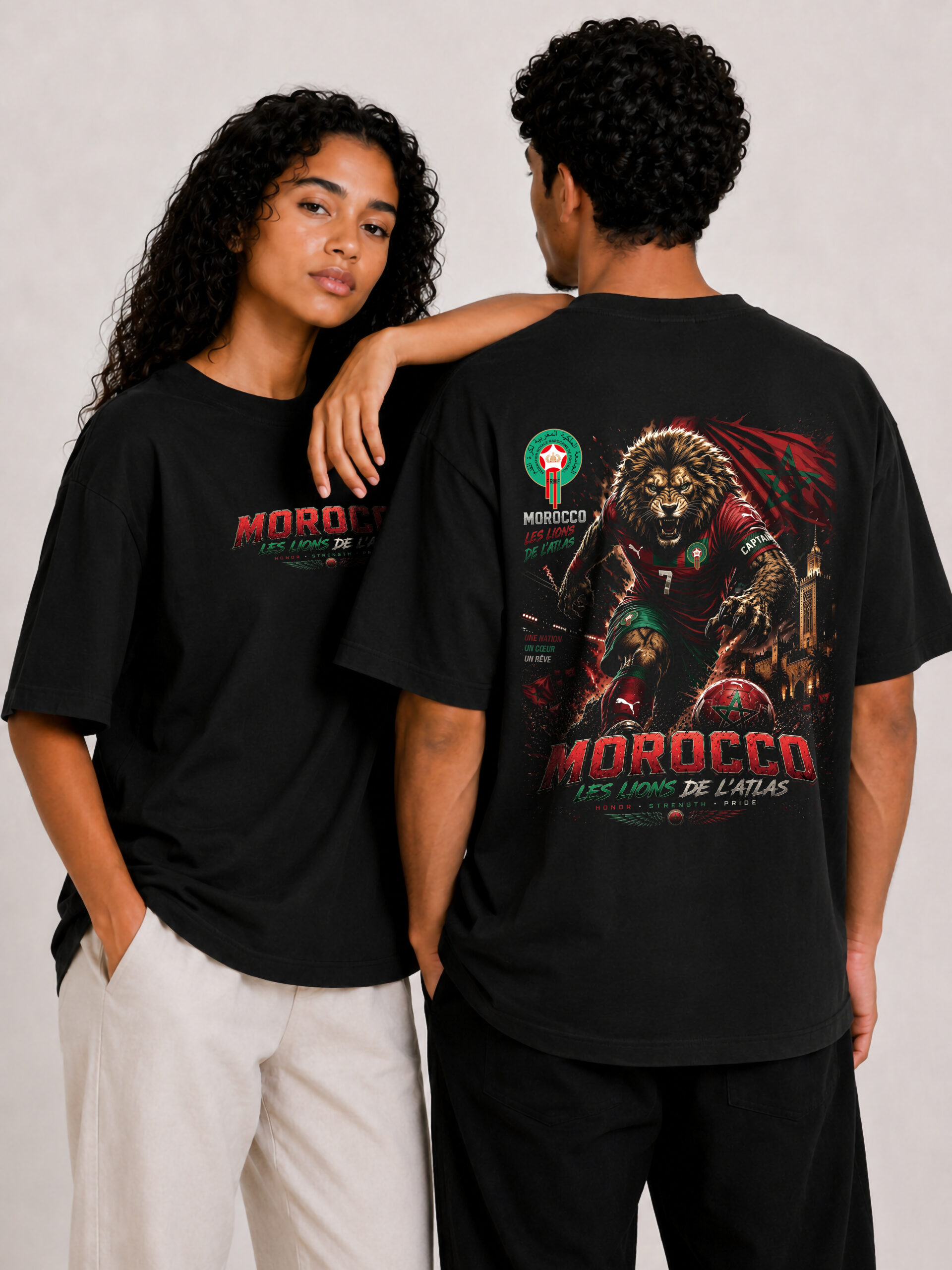 T-shirt Maroc Lions de l’Atlas | DON ELEVEN