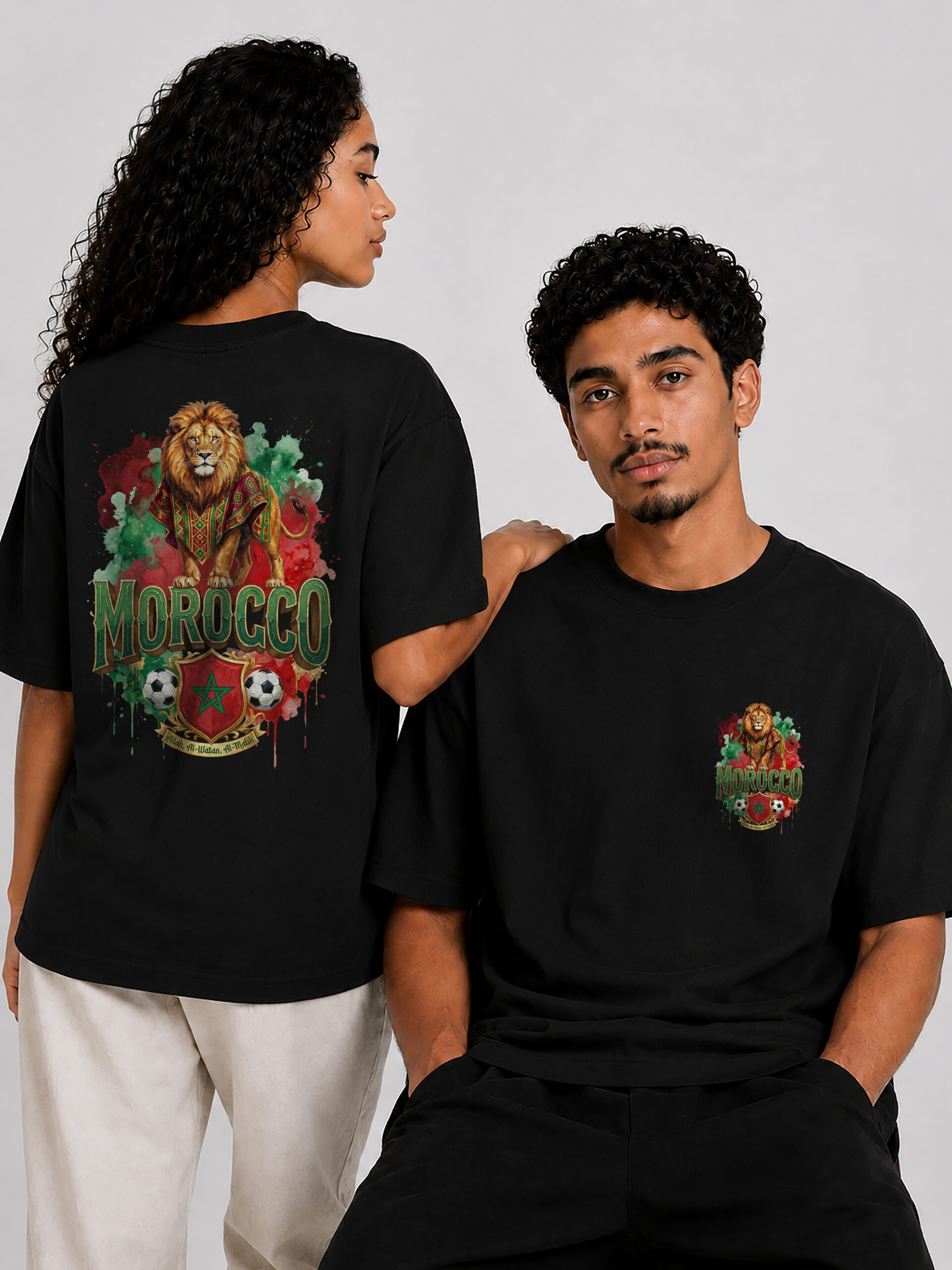 T-shirt Maroc Allah Alwatan Almalik | DON ELEVEN